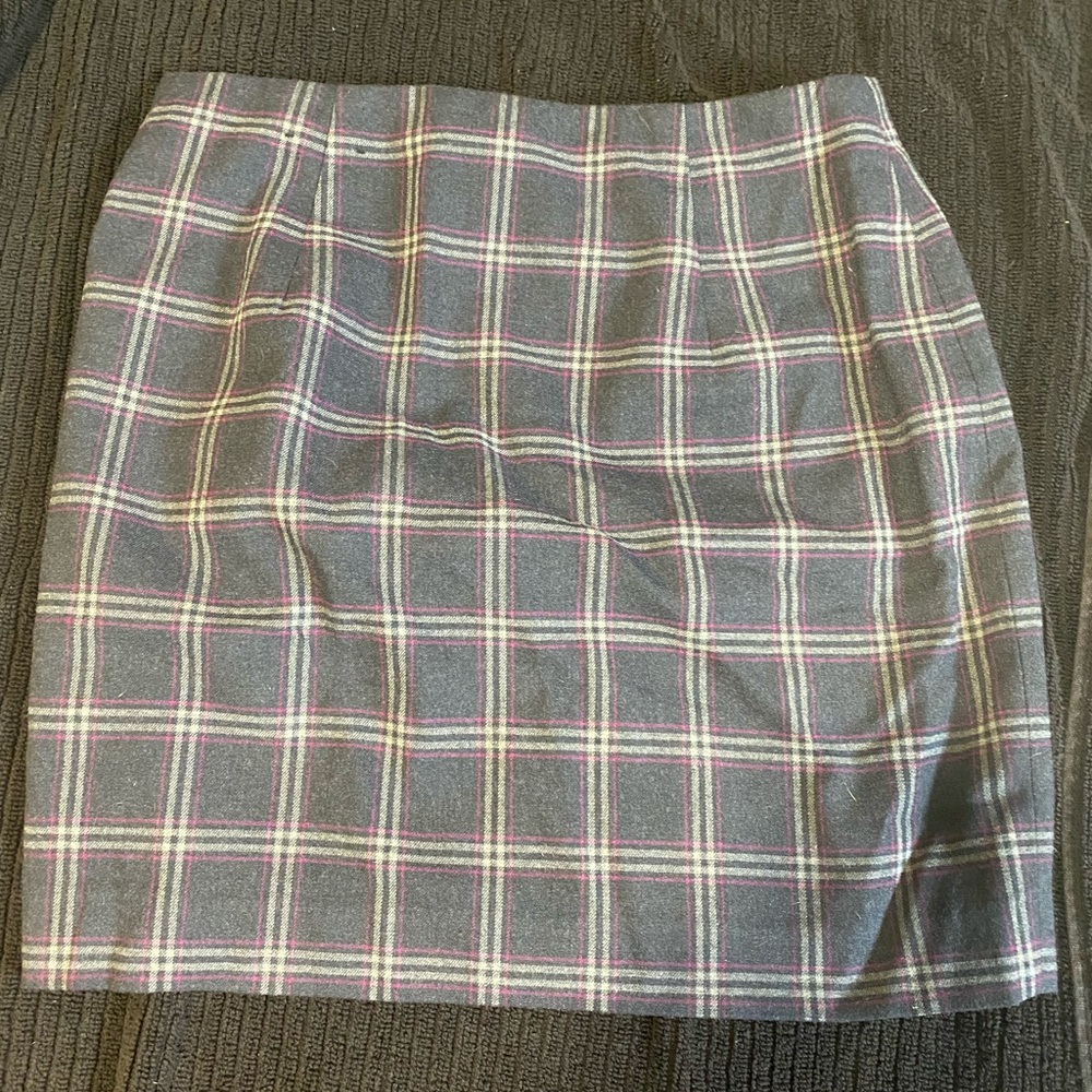 Banana Republic plaid mini skirt
